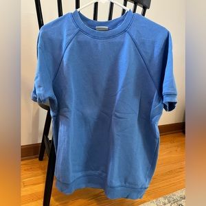 Richer Poorer Men’s recycled fleece raglan sweatshirt mineral blue cosmos Small